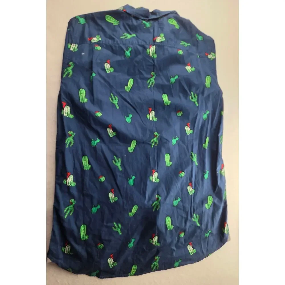 Pacsun Modern Amusement Cactus Casual Short Sleeve Button Down Size XL NWT